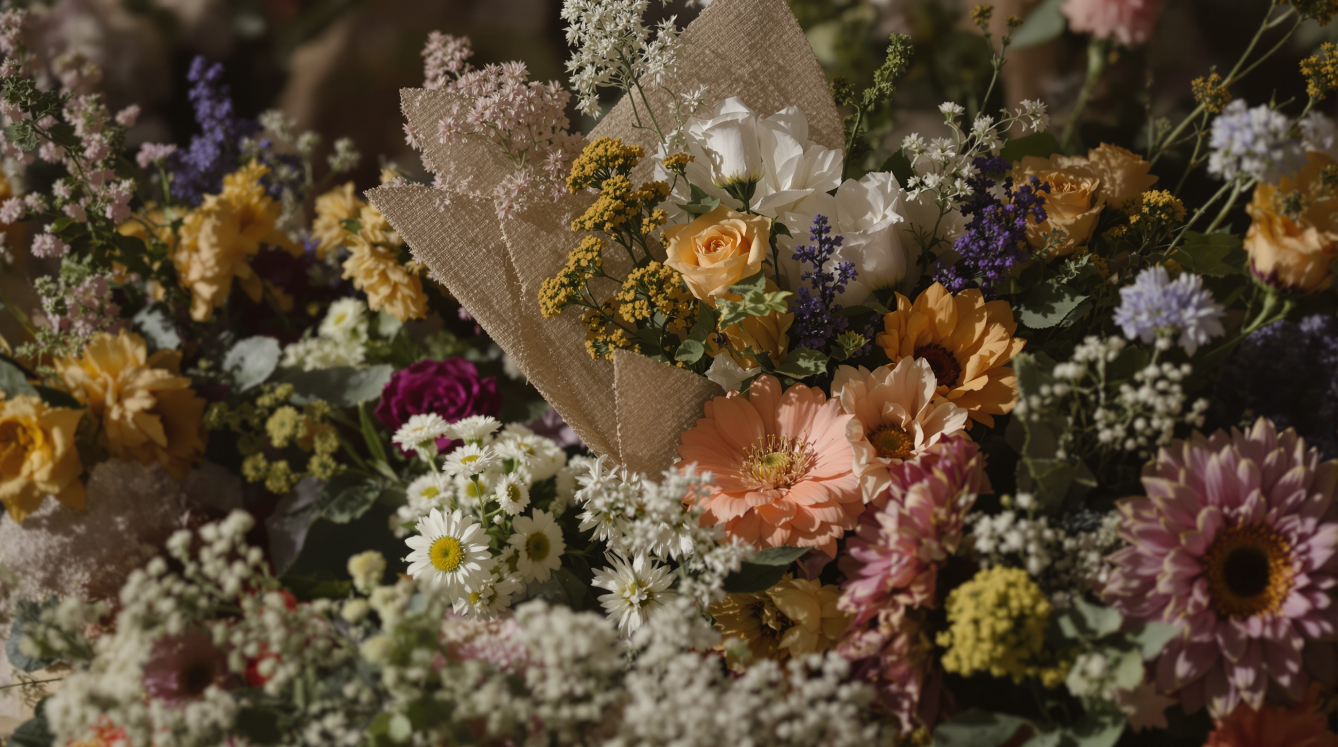 A winding path through a dense, sunlit pine forest.