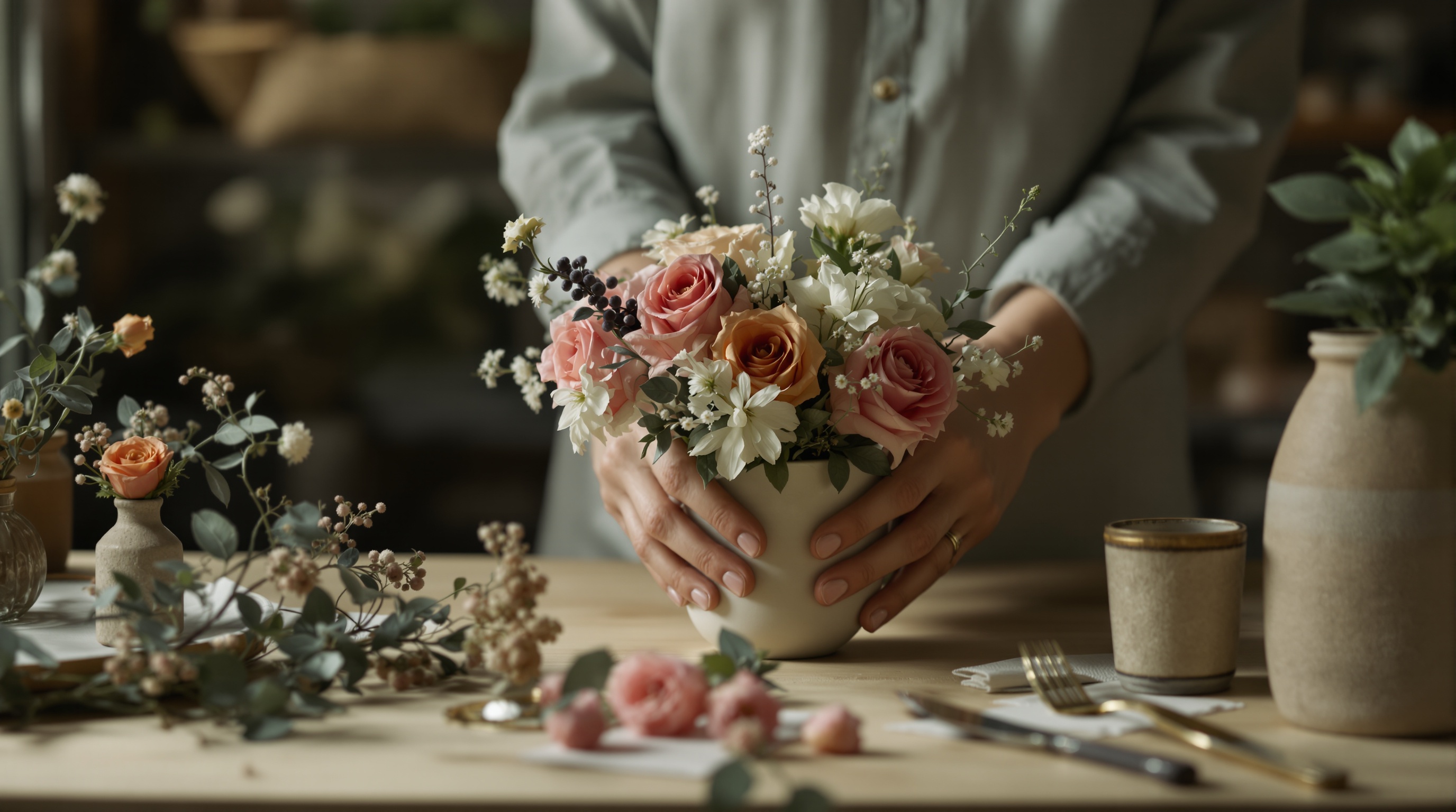 A lush, green path winding through a dense, sunlit part of the National Forest.